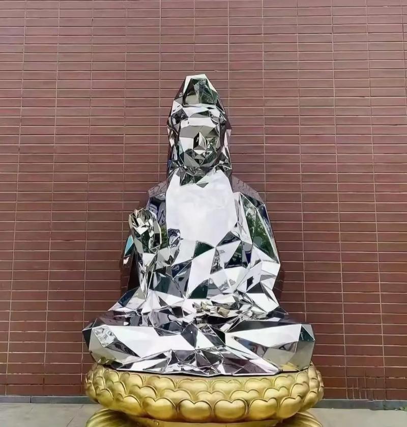 不锈钢几何人物造型